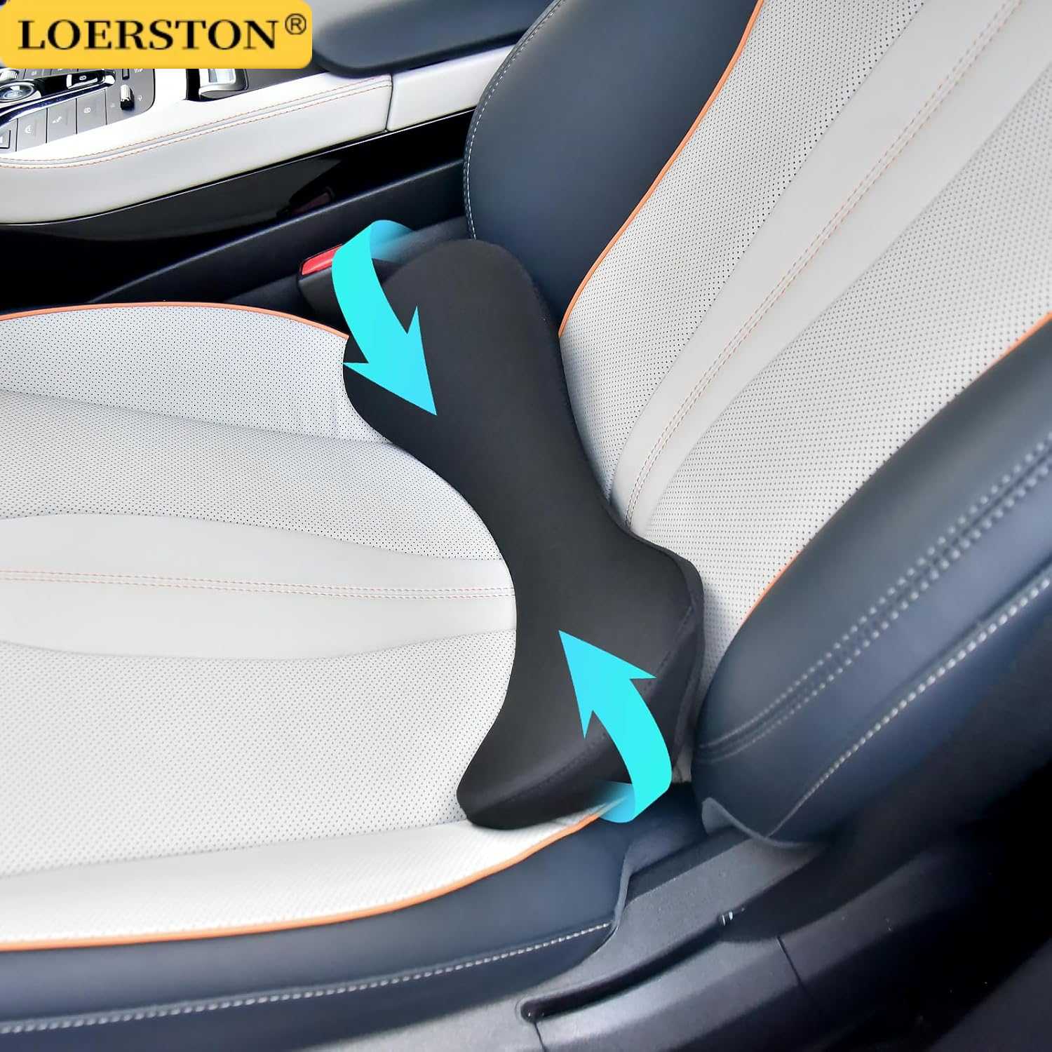 Memory Foam Car Neck Pillow Lumbar Support - Cojín Lumbar Multiusos, Almohada de Soporte