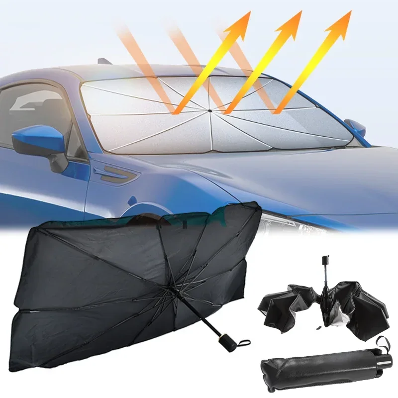 Car Sunshade Windshield Umbrella Foldable - Parasol para Parabrisas de Coche, Plegable