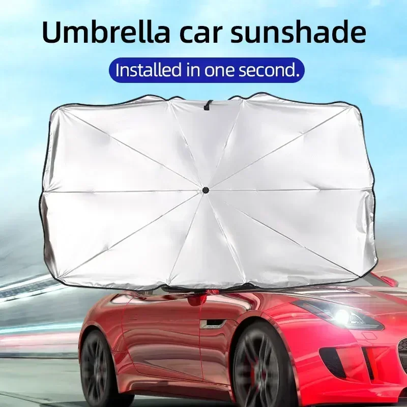Car Sunshade Windshield Umbrella Foldable - Parasol Plegable para Parabrisas de Coche,
