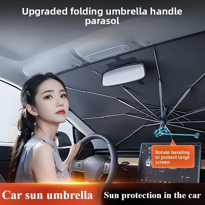 Car Sunshade Windshield Umbrella Foldable - Parasol para Parabrisas de Coche, Sombrilla