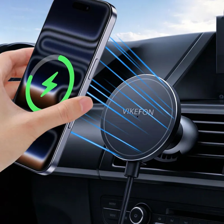 Magnetic Phone Holder For Car Vent - Cargador Inalámbrico para Auto, Soporte Magnético