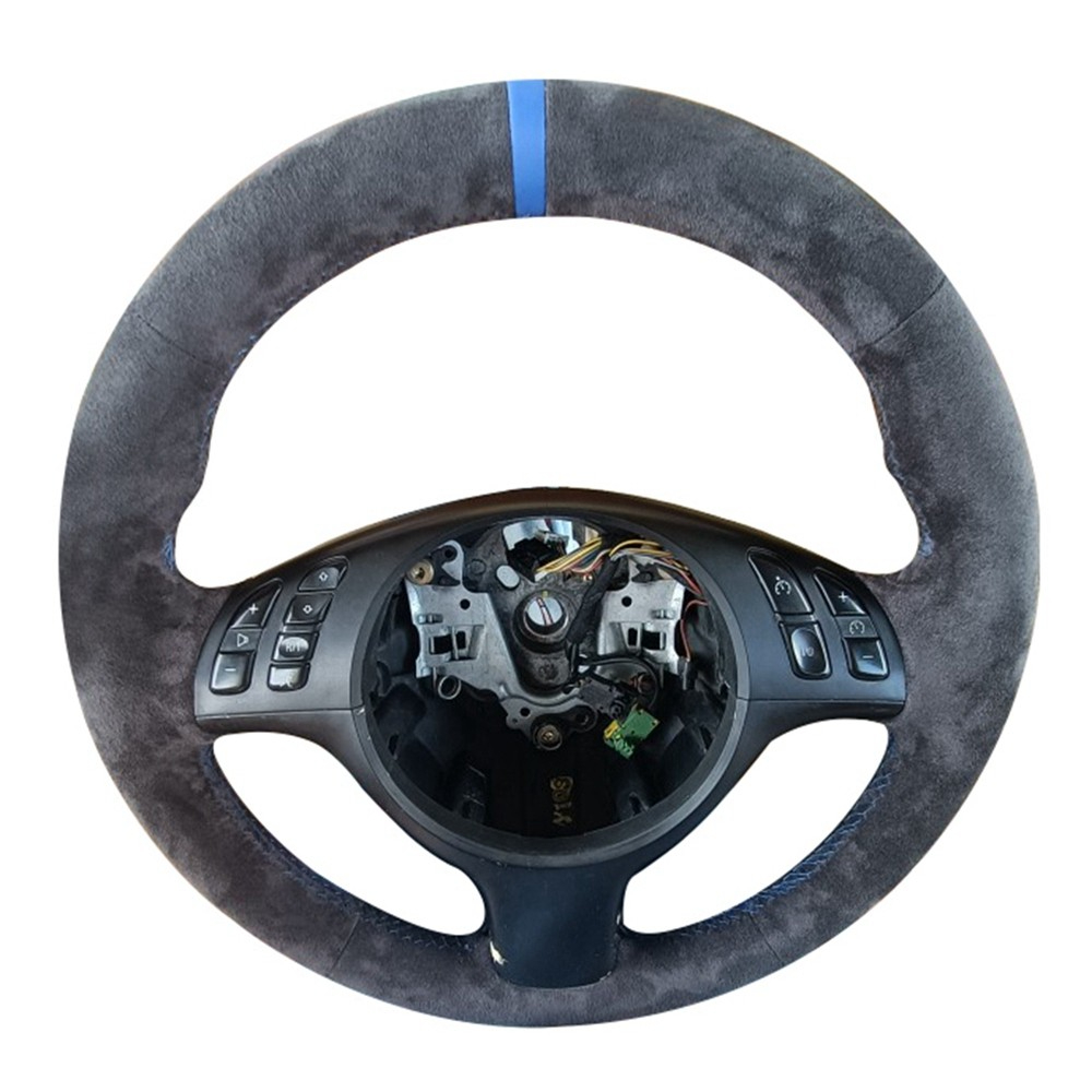 Car Steering Wheel Cover Anti Slip Breathable - Funda trenzada para volante de coche,