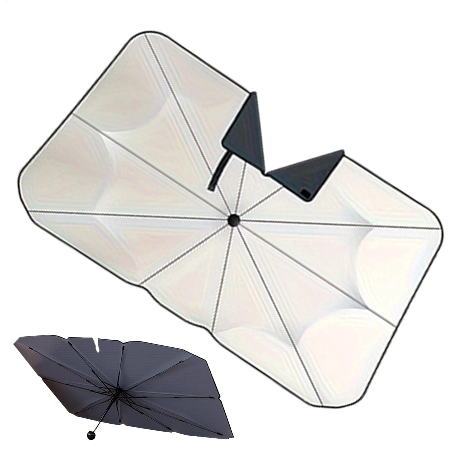 Car Sunshade Windshield Umbrella Foldable - Sombrilla Portátil para Parabrisas de Coche,