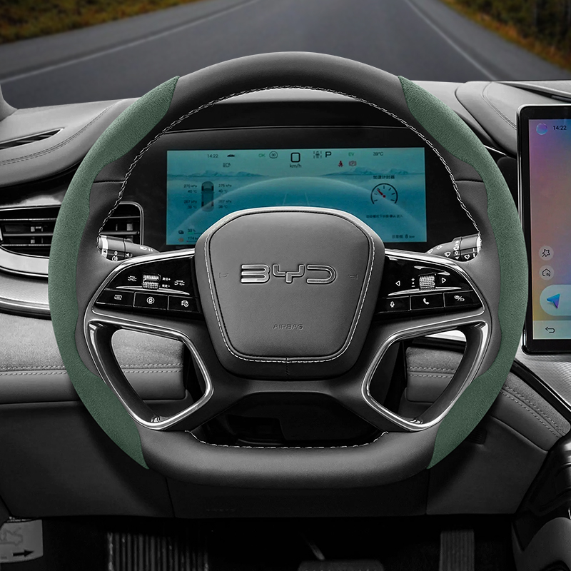 Car Steering Wheel Cover Anti Slip Breathable - Adecuado para Byd hebilla antideslizante cubierta