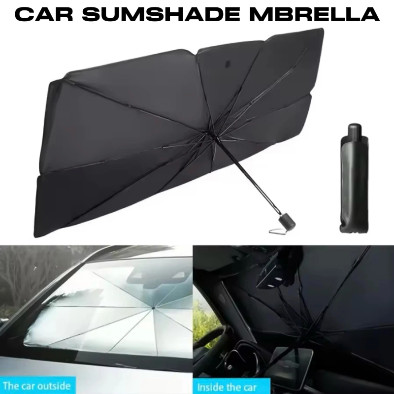 Car Sunshade Windshield Umbrella Foldable - Parasol Plegable para Parabrisas de Coche,