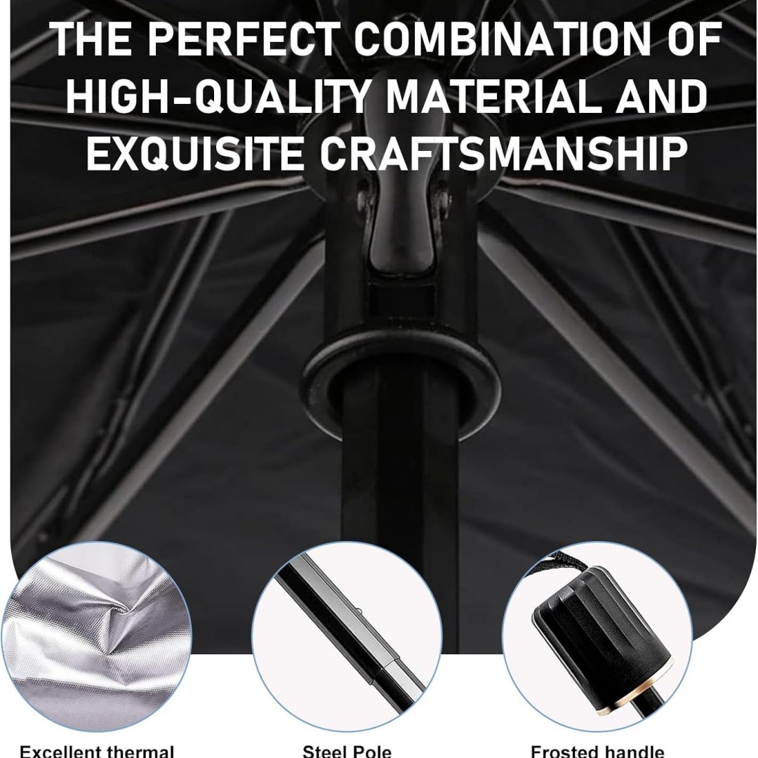 Parasol para Parabrisas, Sombr - Car Sunshade Windshield Umbrella Foldable reseña y precio