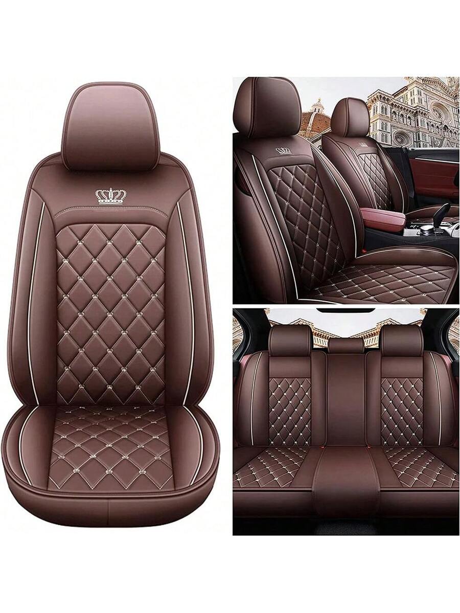 Funda de Asiento de Coche de C - Leather Car Seat Covers Full Set Universal reseña y precio