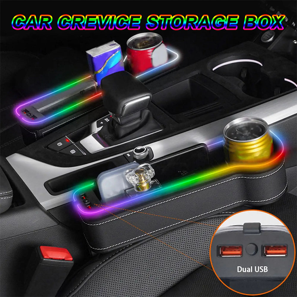 Caja organizadora para almacen - Seat Gap Filler Organizer With Usb Charger reseña y precio