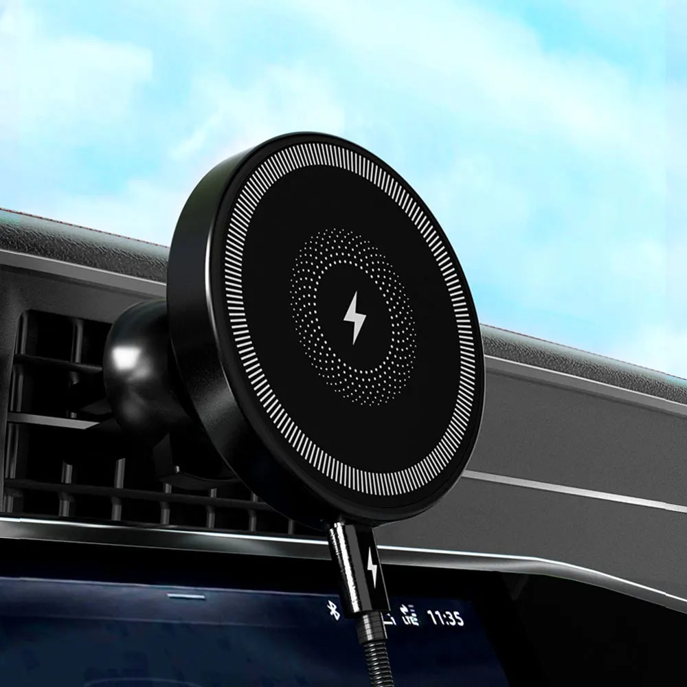Soporte Magnético Inalámbrico  - Wireless Car Charger Mount Fast Charging reseña y precio