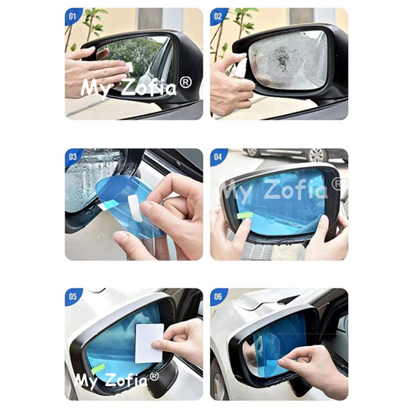 Película Protectora Antilluvia - Anti Glare Car Rearview Mirror Film reseña y precio