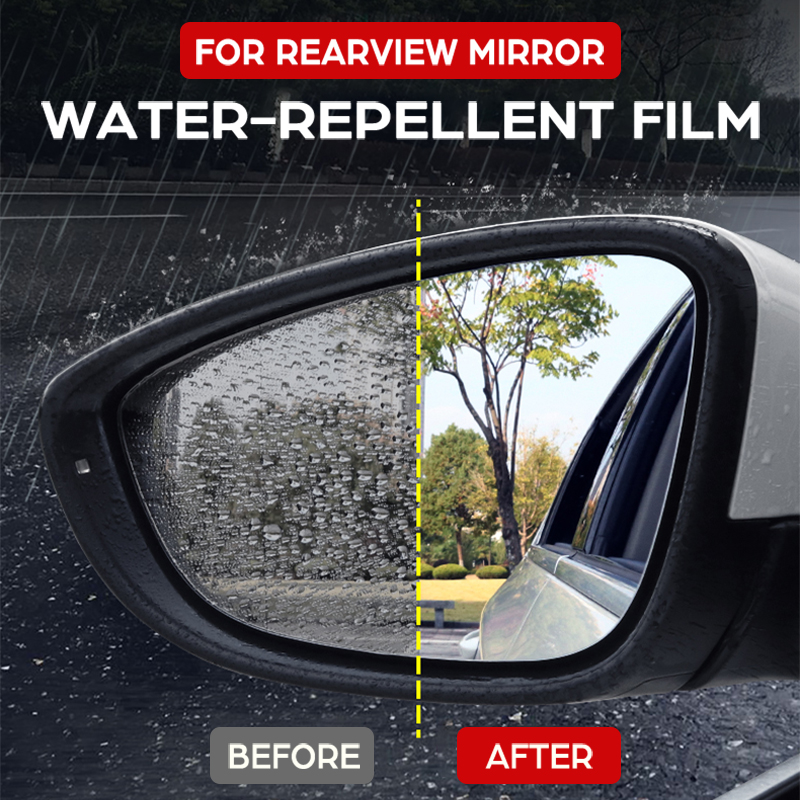 Película antiniebla de cobertu - Anti Glare Car Rearview Mirror Film reseña y precio