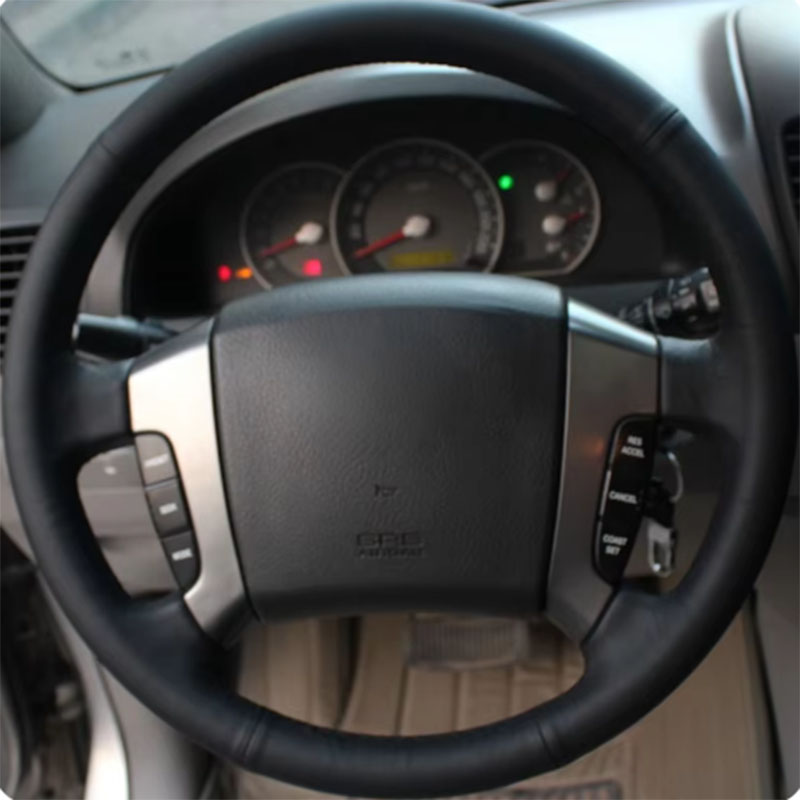 Funda de Volante de Cuero Genu - Car Steering Wheel Cover Anti Slip Breathable reseña y precio