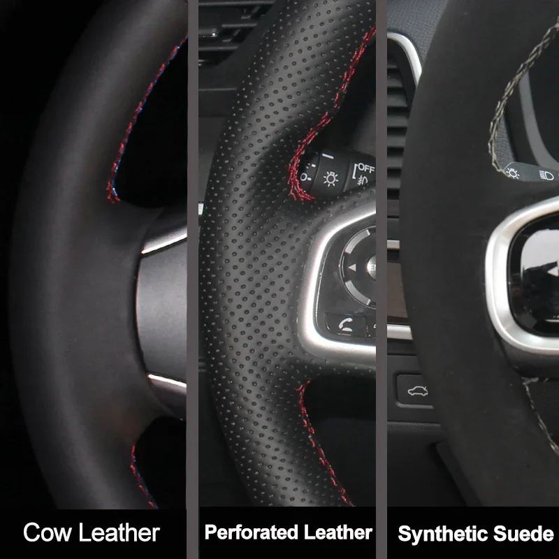 Funda de Volante de Cuero Genu - Car Steering Wheel Cover Anti Slip Breathable reseña y precio