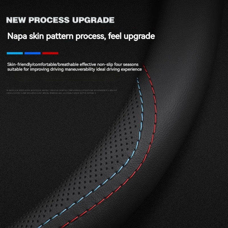Funda de Cuero para Volante de - Car Steering Wheel Cover Anti Slip Breathable reseña y precio