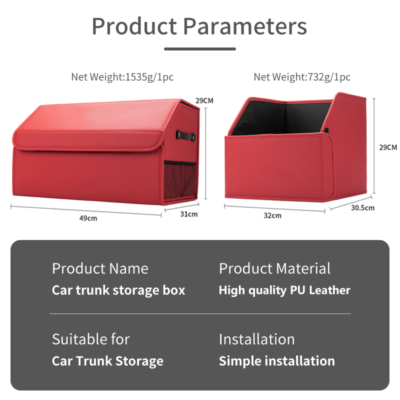 Caja de almacenamiento para ma - Car Trunk Organizer Foldable Storage Box reseña y precio