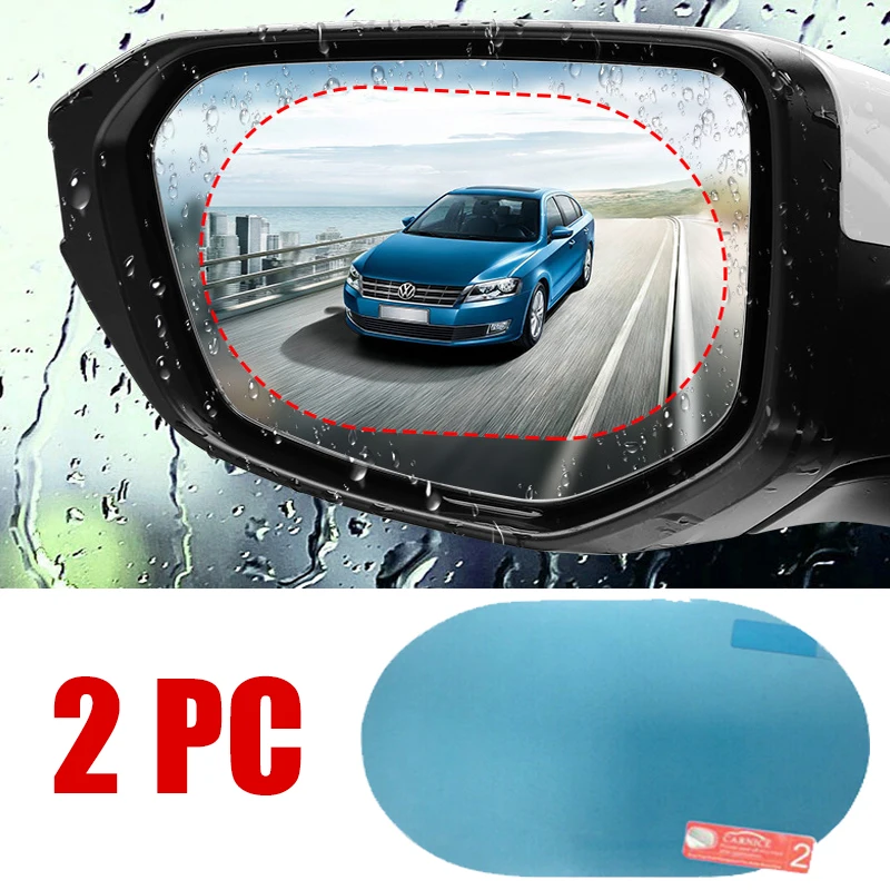 2 uds pegatina de coche pelícu - Anti Glare Car Rearview Mirror Film reseña y precio