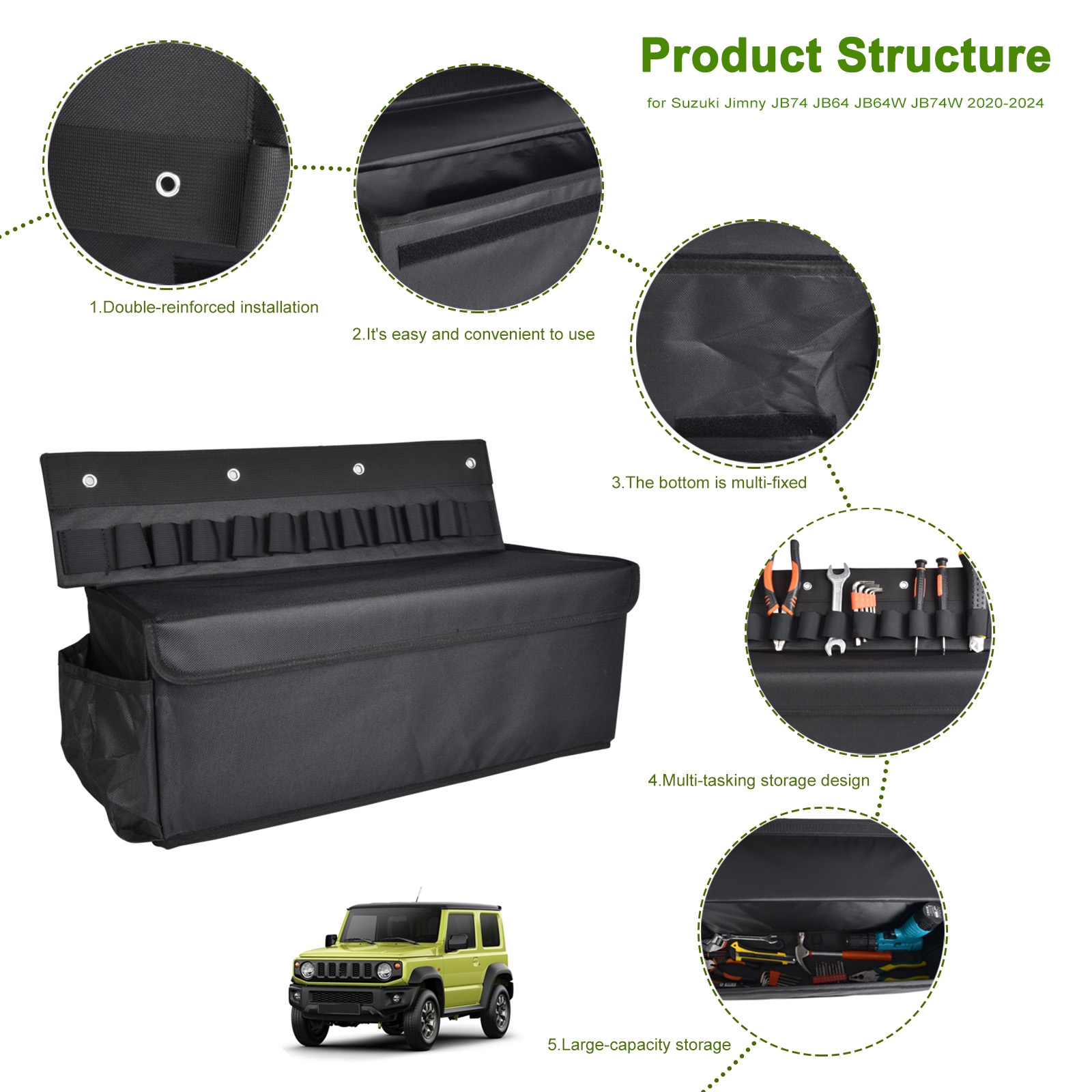 Bolsa de Almacenamiento Plegab - Car Trunk Organizer Foldable Storage Box reseña y precio