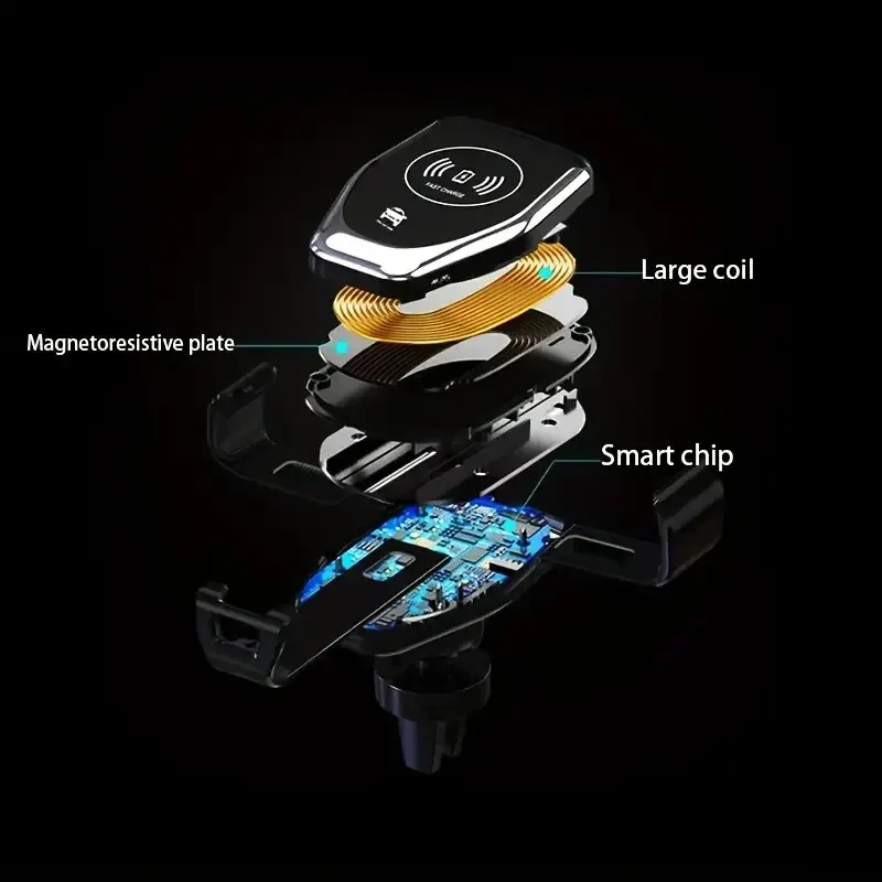 Cargador inalámbrico 2 en 1, c - Wireless Car Charger Mount Fast Charging reseña y precio