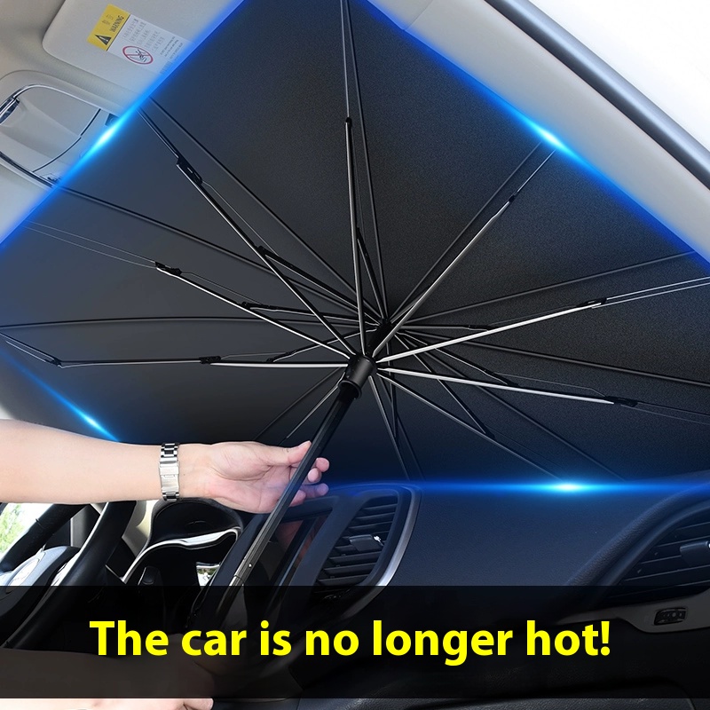 Parasol plegable para parabris - Car Sunshade Windshield Umbrella Foldable reseña y precio
