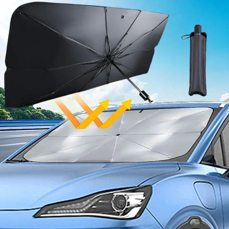 Parasol para Parabrisas de Coc - Car Sunshade Windshield Umbrella Foldable reseña y precio