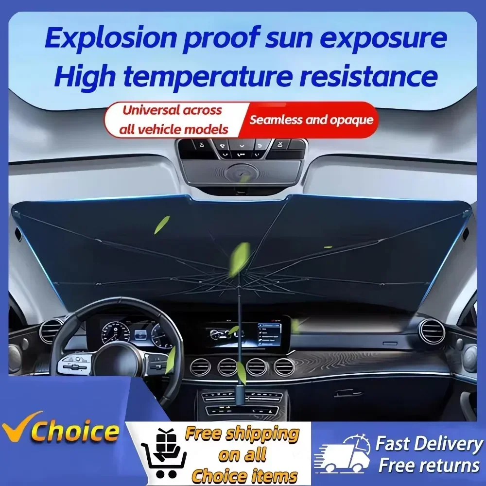 Parasol para Parabrisas de Coc - Car Sunshade Windshield Umbrella Foldable reseña y precio