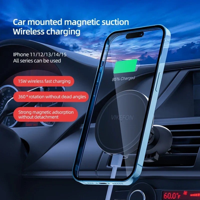 Cargador Inalámbrico para Auto - Magnetic Phone Holder For Car Vent reseña y precio