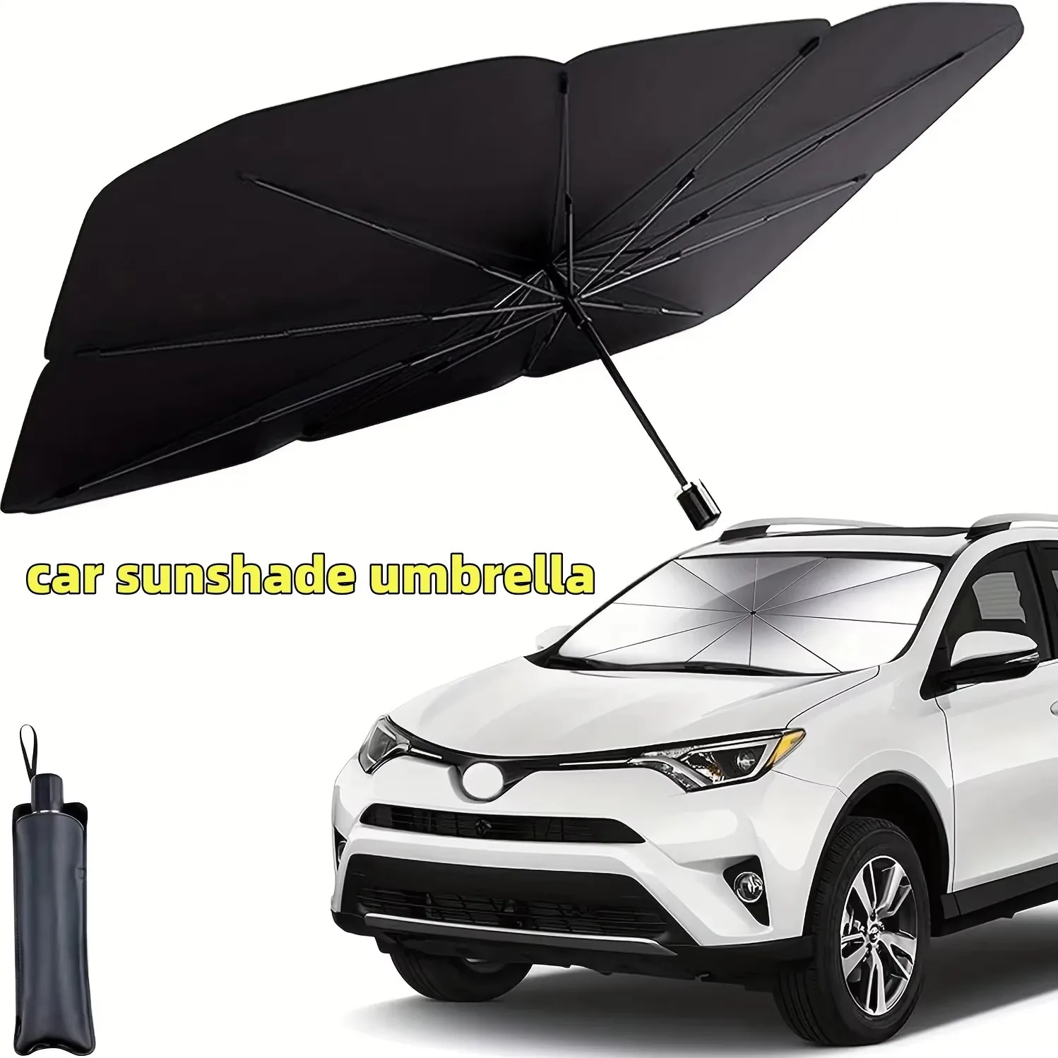 Parasoles Plegables Multiusos  - Car Sunshade Windshield Umbrella Foldable reseña y precio
