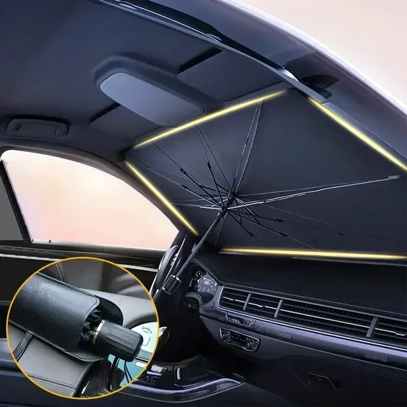 Parasoles Plegables Multiusos  - Car Sunshade Windshield Umbrella Foldable reseña y precio