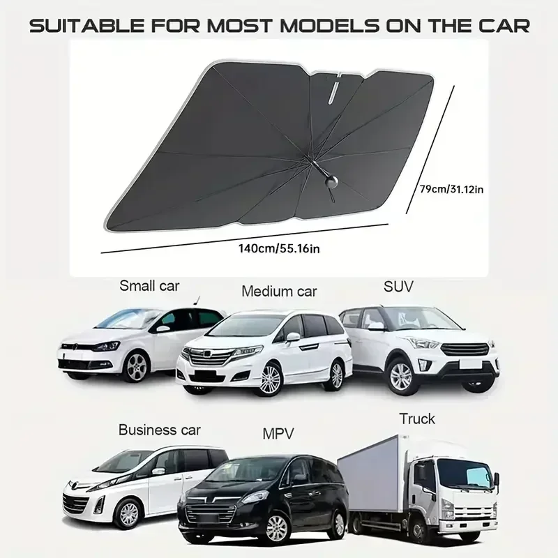 Parasoles Plegables para Parab - Car Sunshade Windshield Umbrella Foldable reseña y precio
