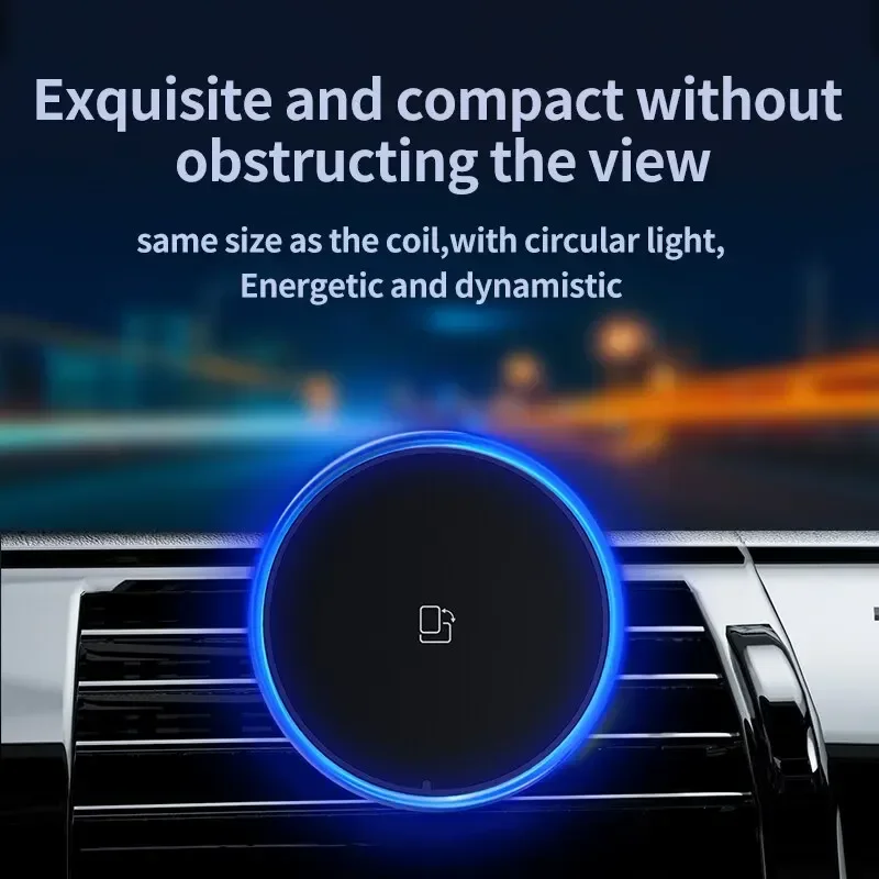 Cargador inalámbrico magnético - Wireless Car Charger Mount Fast Charging reseña y precio