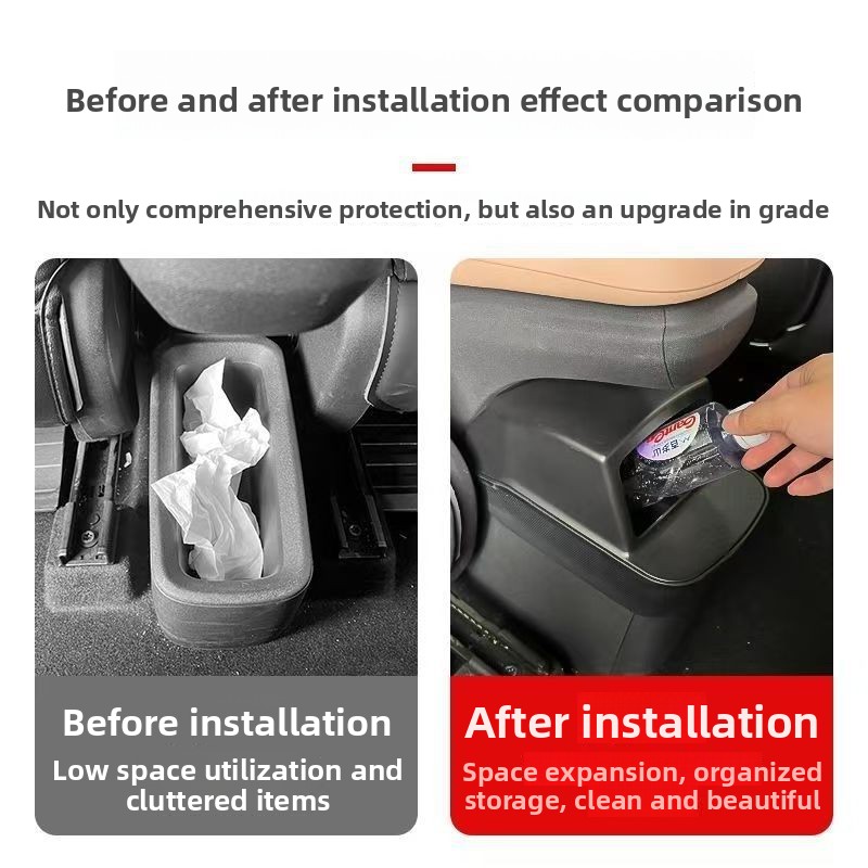 Caja de Almacenamiento Trasera - Waterproof Car Trash Can With Lid reseña y precio
