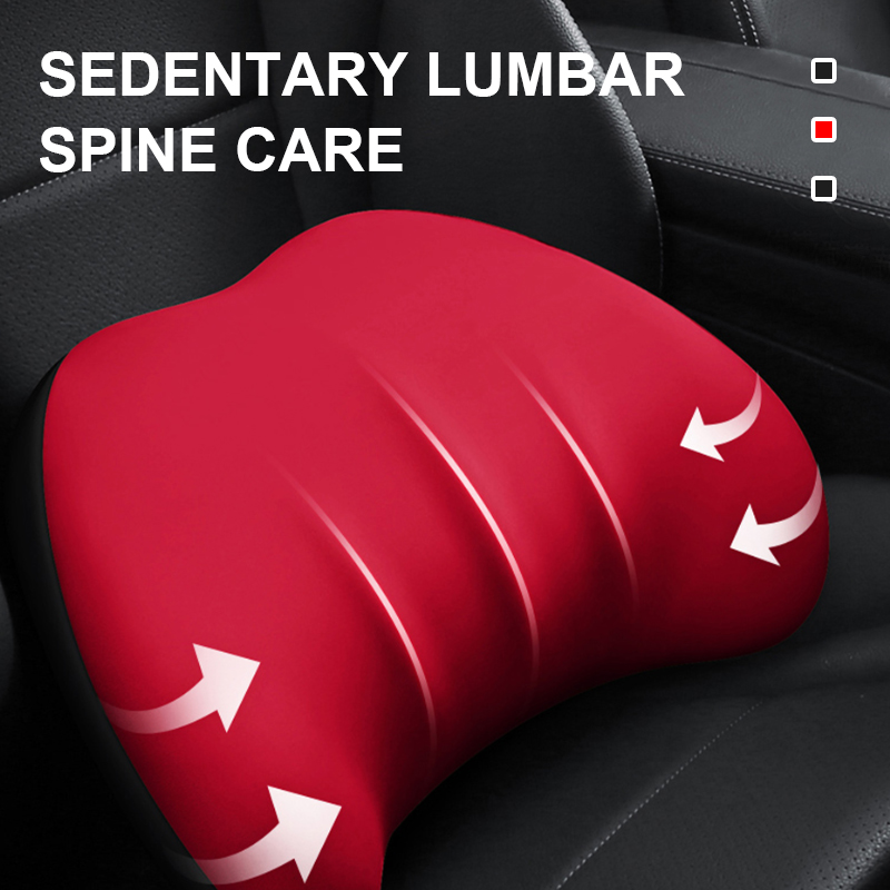 SEAMETAL-almohada ergonómica p - Memory Foam Car Neck Pillow Lumbar Support reseña y precio