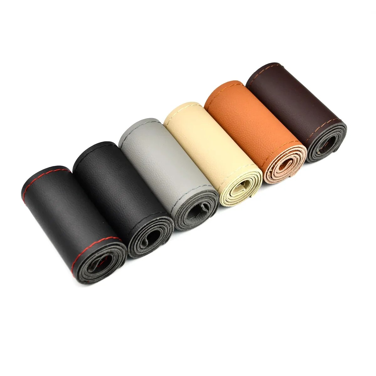 Protector Universal de cuero p - Car Steering Wheel Cover Anti Slip Breathable reseña y precio