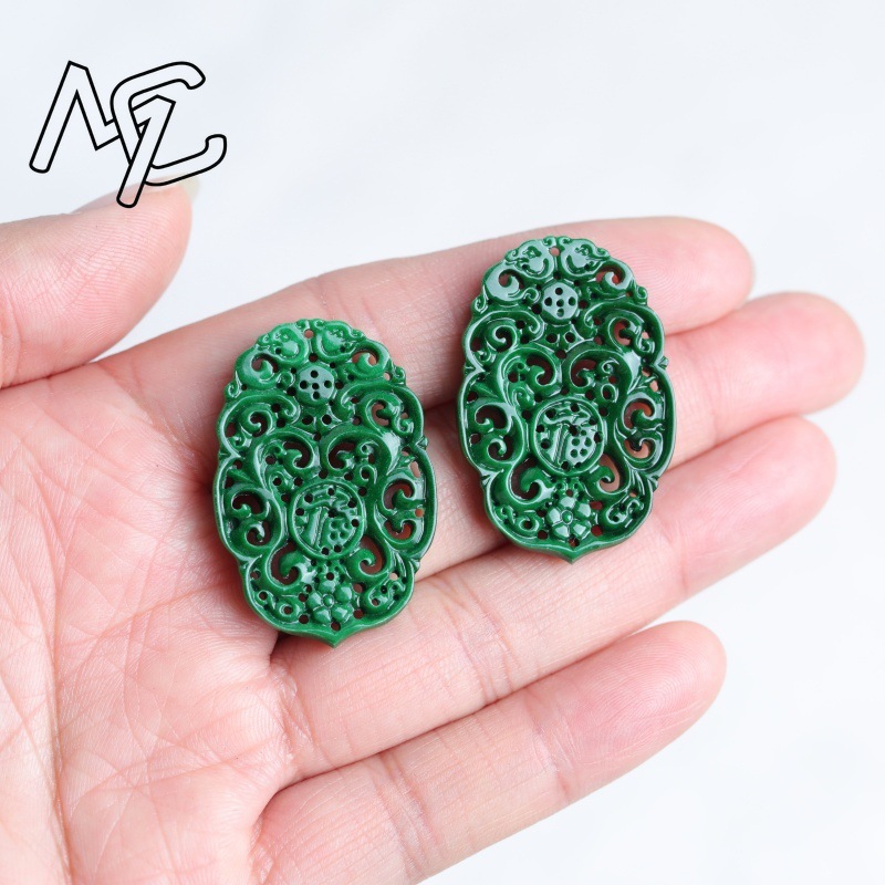 2 piezas de jade natural, cian - Car Care reseña y precio