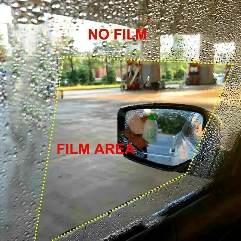 4 piezas de película protector - Anti Glare Car Rearview Mirror Film reseña y precio