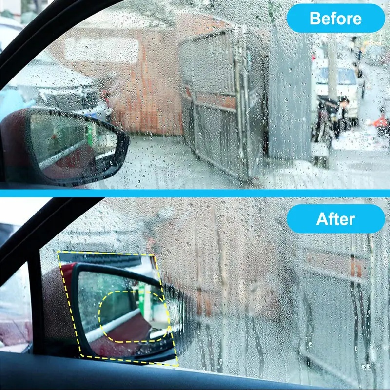 4 piezas de película protector - Anti Glare Car Rearview Mirror Film reseña y precio