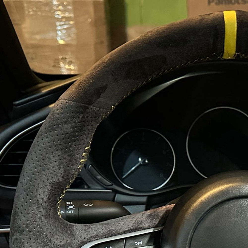 Protector para volante de coch - Car Steering Wheel Cover Anti Slip Breathable reseña y precio