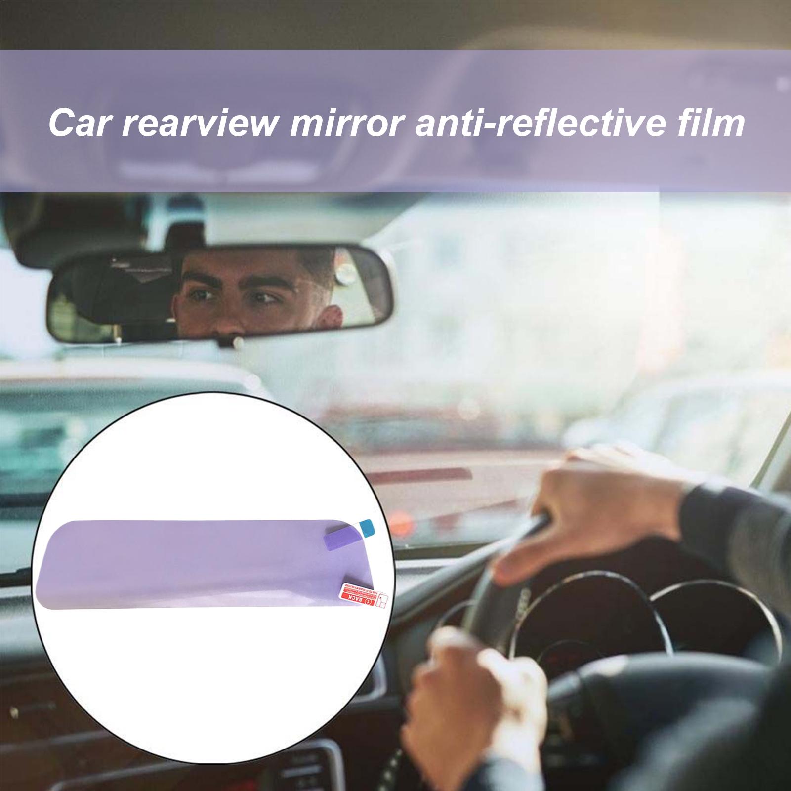 Película antirreflejos y antiv - Anti Glare Car Rearview Mirror Film reseña y precio