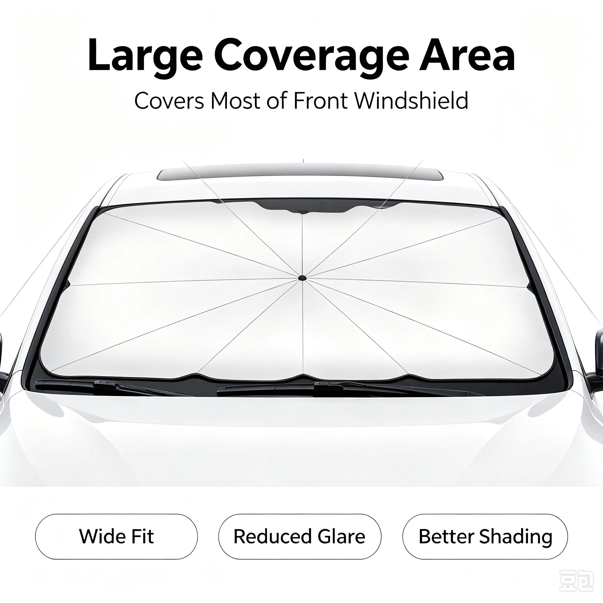 Parasol Plegable para Parabris - Car Sunshade Windshield Umbrella Foldable reseña y precio