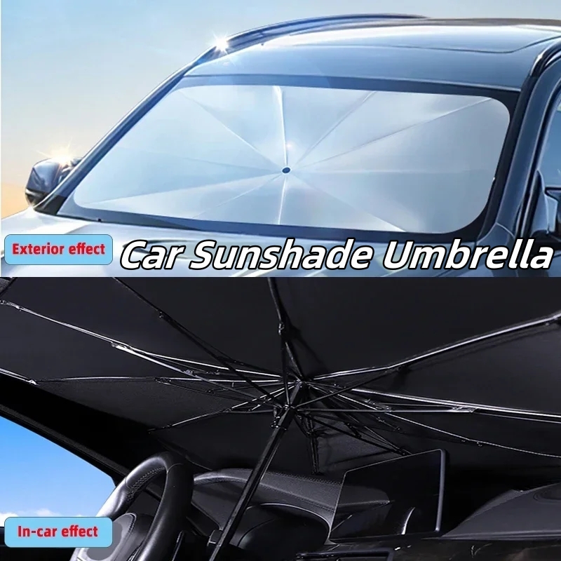 Parasol para coche, parabrisas - Car Sunshade Windshield Umbrella Foldable reseña y precio