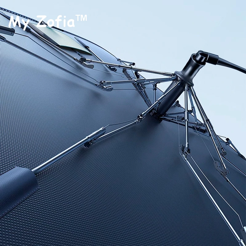 Parasol Plegable Tipo Sombrill - Car Sunshade Windshield Umbrella Foldable reseña y precio