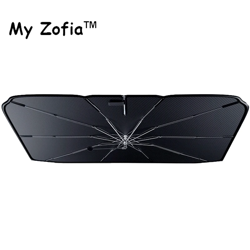 Parasol Plegable Tipo Sombrill - Car Sunshade Windshield Umbrella Foldable reseña y precio