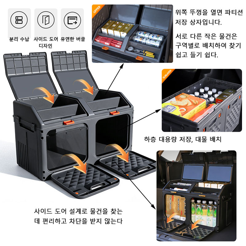 Caja de Almacenamiento Plegabl - Car Trunk Organizer Foldable Storage Box reseña y precio
