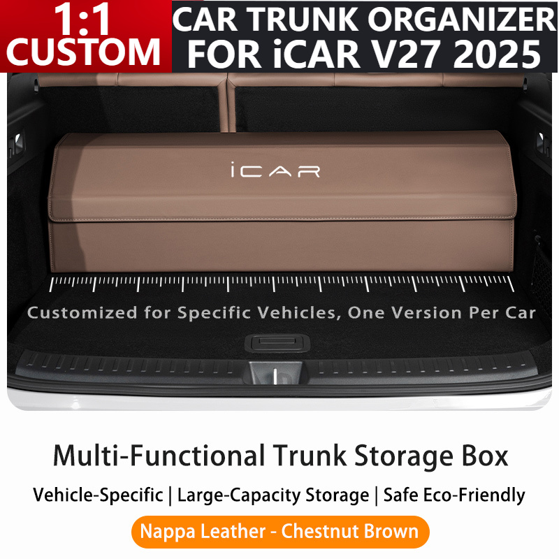 Para ‌ iCAR V27 ‌   Caja organ - Car Trunk Organizer Foldable Storage Box reseña y precio
