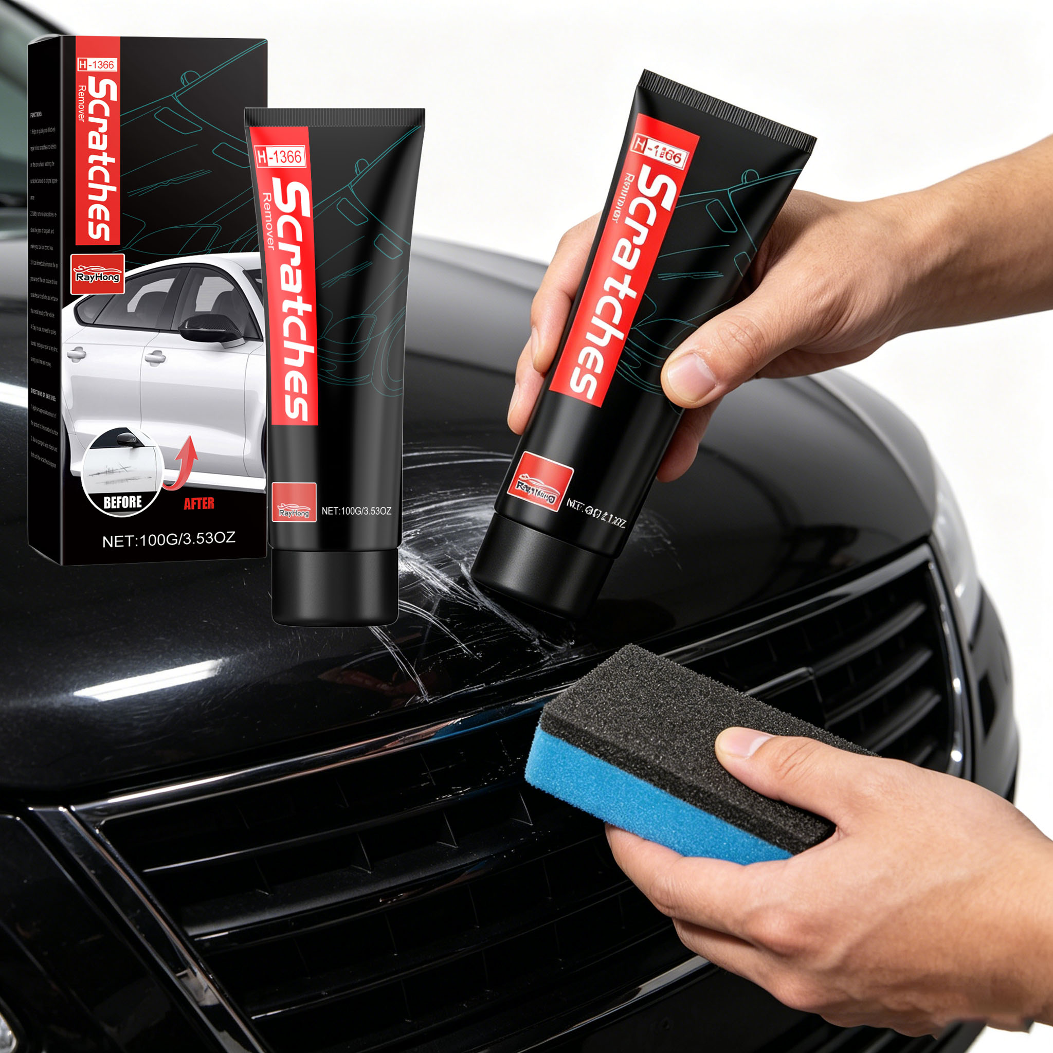 Pasta para Eliminar Arañazos d - Car Scratch Repair Polishing Wax Paste reseña y precio