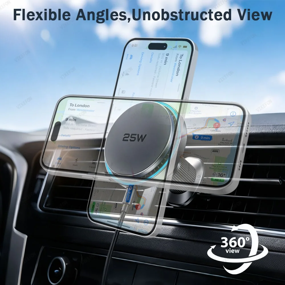 Cargador Inalámbrico Magnético - Magnetic Phone Holder For Car Vent reseña y precio