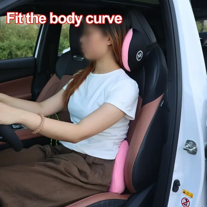 Cojín de Espuma Viscoelástica  - Memory Foam Car Neck Pillow Lumbar Support reseña y precio